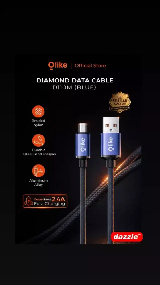 Olike diamond data cable D110m baru