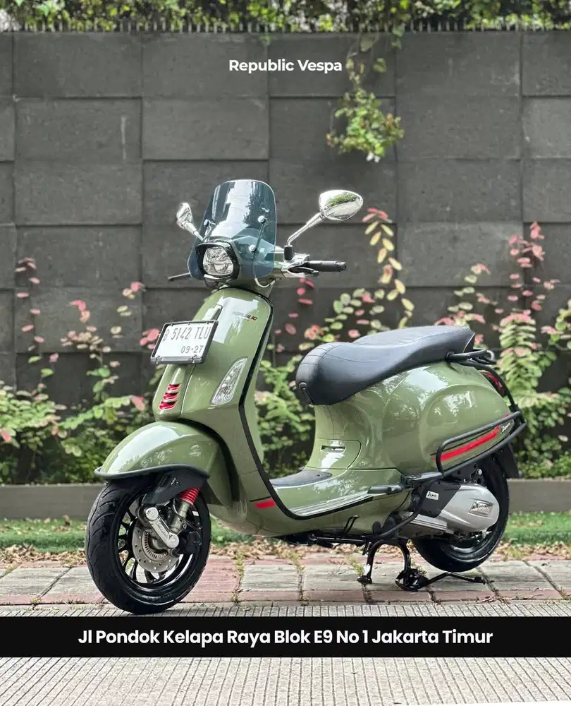 PIAGGIO VESPA SPRINT S150 IGET LED ABS TH 2022 WARNA GREEN TENANCE PER