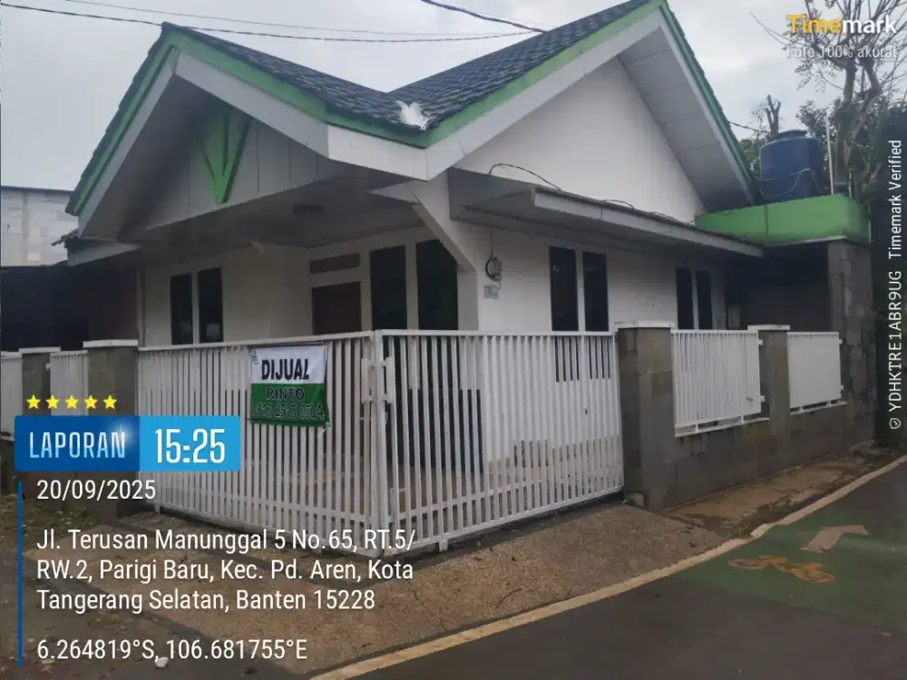 Jual Murah Rumah Dekat Tol Perigi ,Tangerang Selatan490444