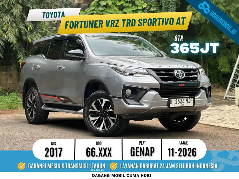 Fortuner VRZ TRD Sportivo 2017 Silver Metalic