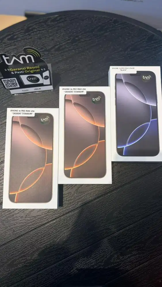 IPHONE 16PROMAX 256GB TAM IBOX TERMURAH!
