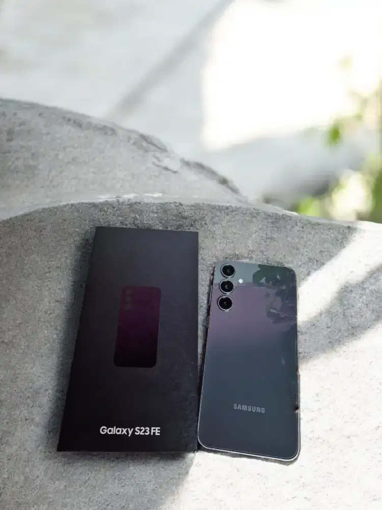Hp samsung s23 fe 256gb second lengkap mulus 5g lte
