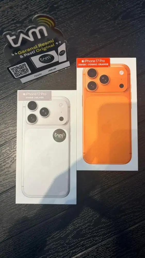 IPHONE 17 PRO 256GB GARANSI RESMI IBOX TAM
