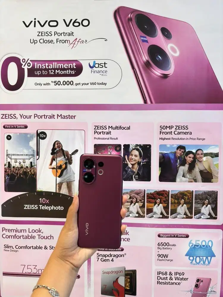 KREDIT VIVO V60 BISA , SYARAT HANYA KTP