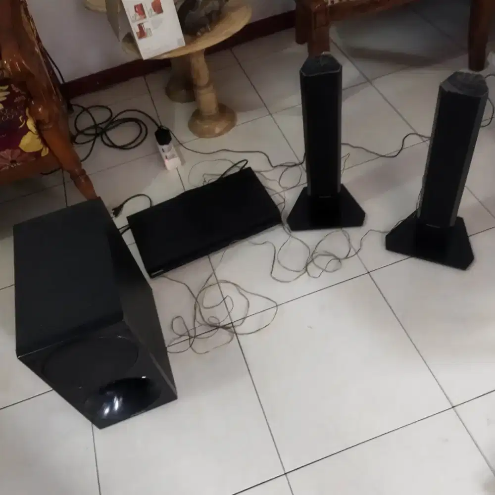speaker home teather samsung cakep suaranya ngebass bisa usb flashdisk