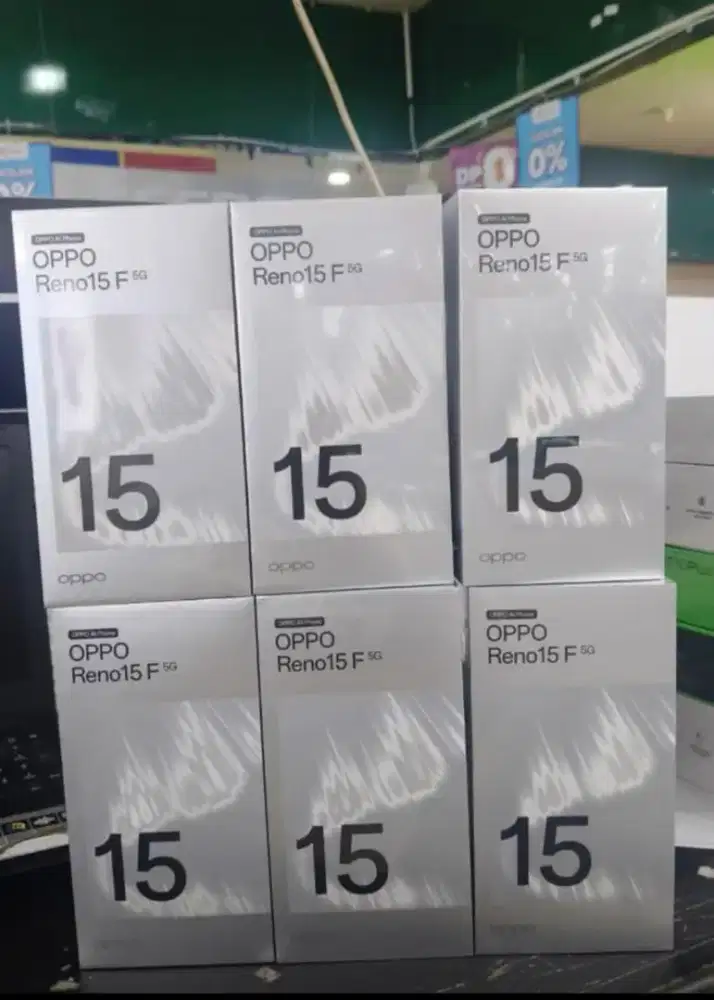 OPPO RENO 15F 5G RAM 8/256GB SEGEL BOX GARANSI RESMI 1 TAHUN