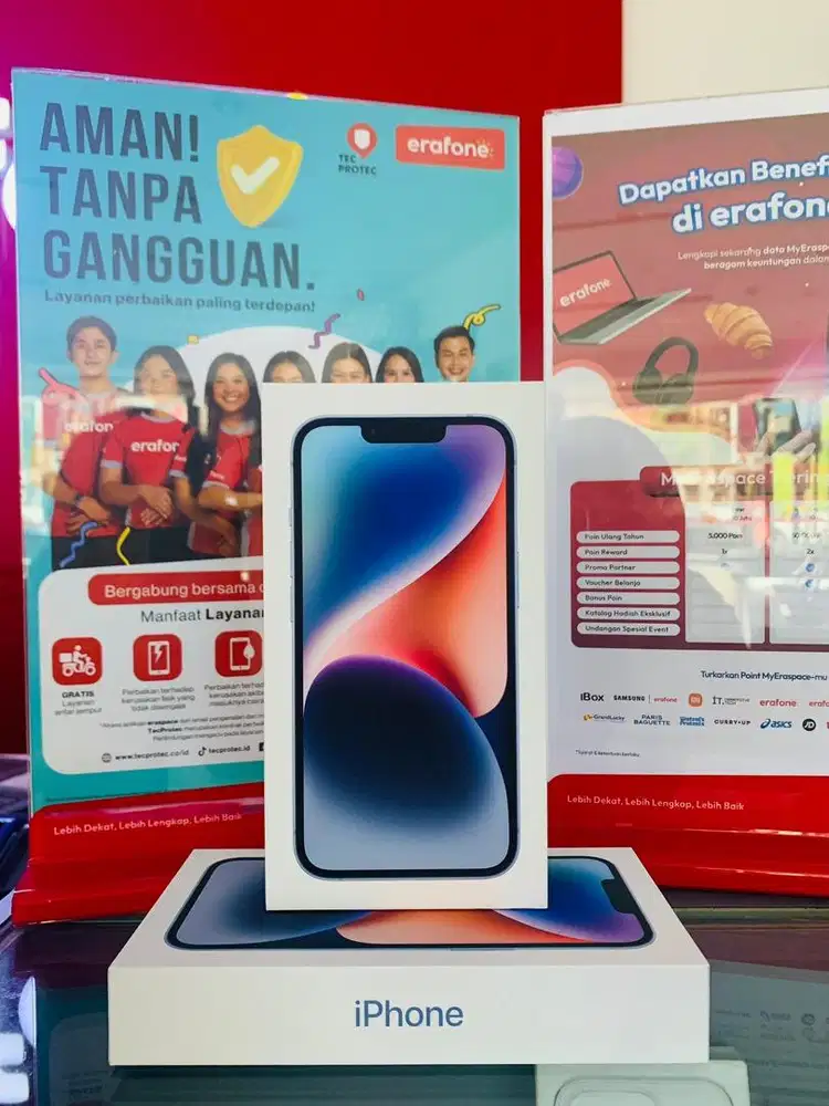 IPHONE 14 128 Lokasi Erafone raden intan bisa kredit syarat ktp aja!