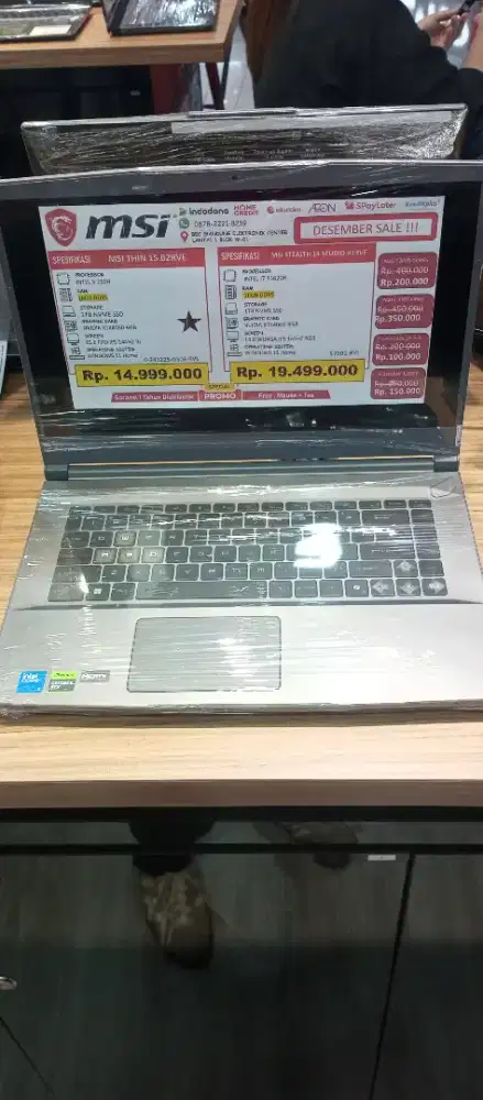 Kredit Laptop MSI THIN 15
