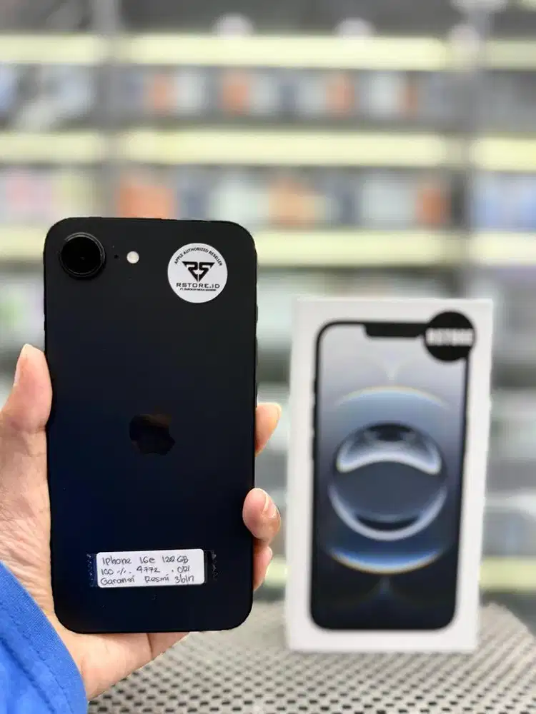 IPHONE 16e 256GB FULLSET , GARANSI RESMI/IBOX 3 BULAN