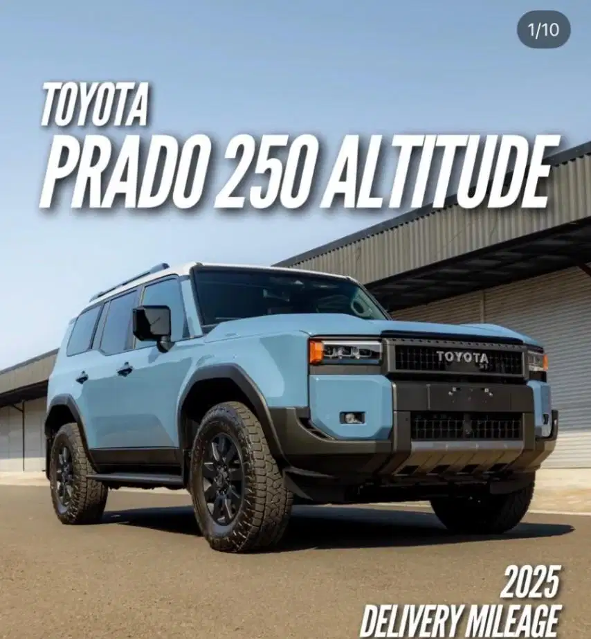 Toyota Land Cruiser Prado 2.8L With Mild Hybride Tech Tahun 2025