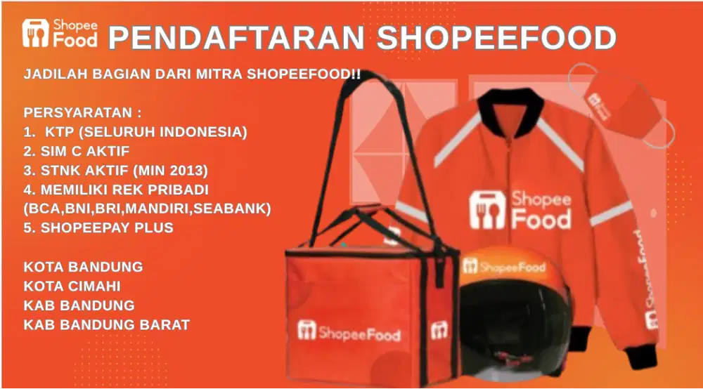 JASA PEMBUATAN AKUN DRIVER SHOPEEFOOD