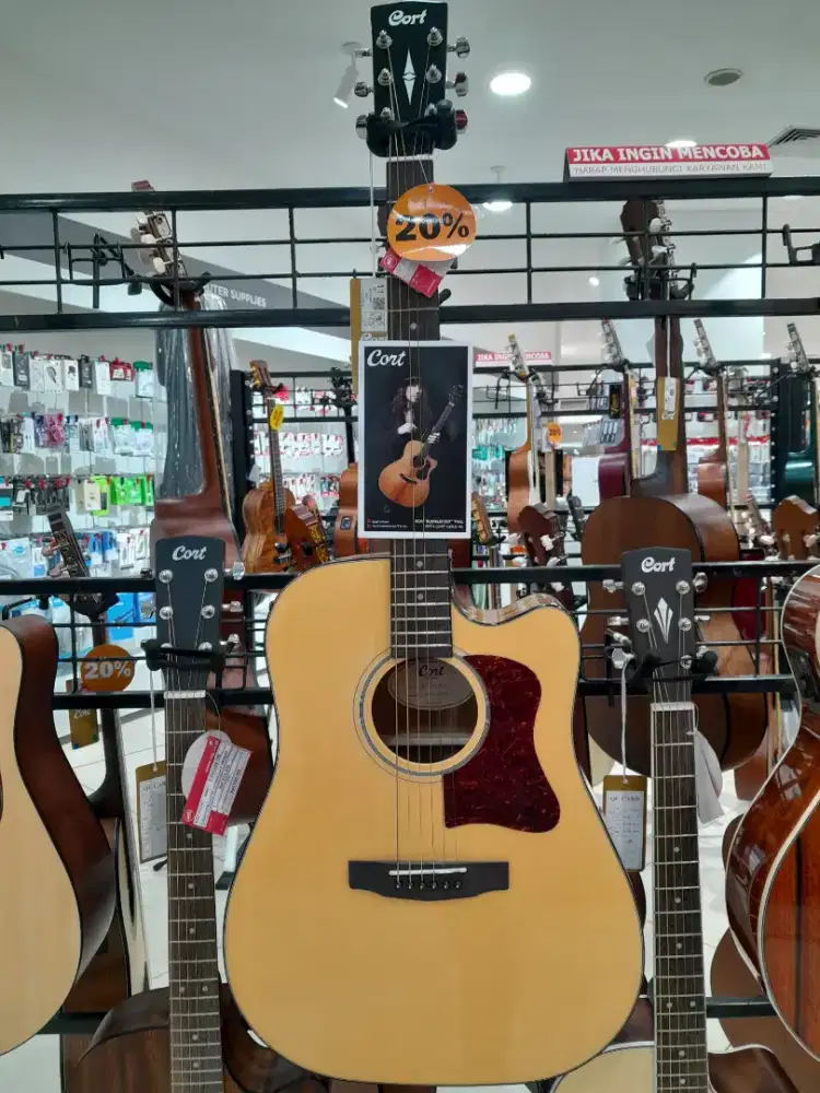 Promo cicilan CORT E/A ACOUSTIC GUITAR -BAG AD DAO-NAT