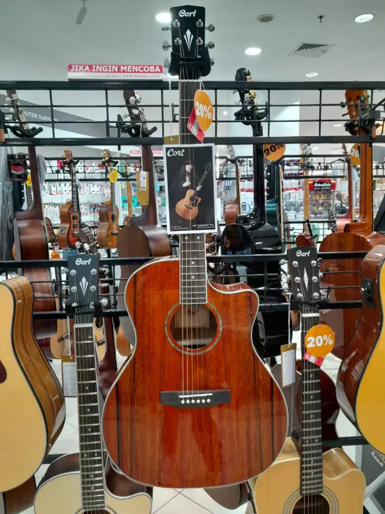 Promo cicilan CORT E/A ACOUSTIC GUITAR +BAG GA DAO NAT