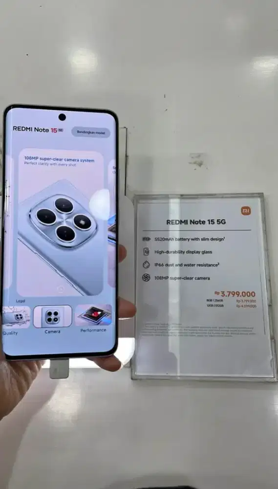 REDMI NOTE 15 5G NEW FREE BUDS, CICILAN TANPA DP/ TUKAR TAMBAH & CASH.