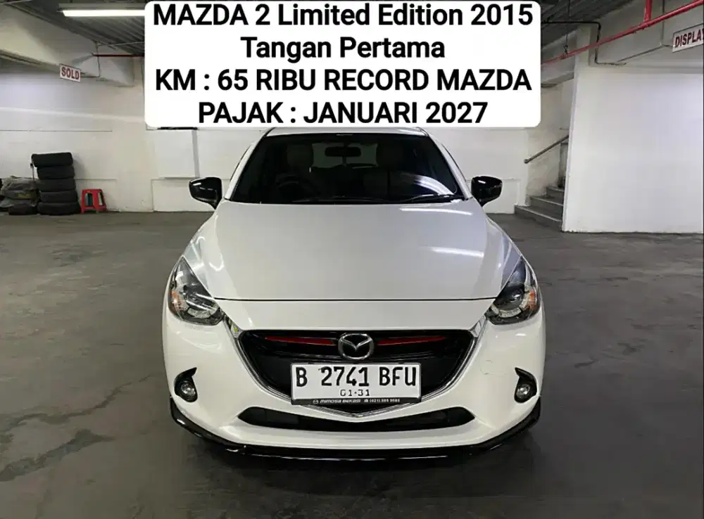 [KM:65 ribuan]Mazda 2 R AT Limited Edition 2015/2016 Putih