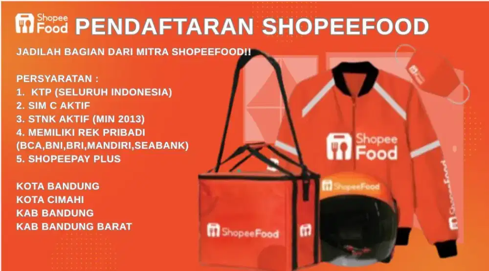 JASA PEMBUATAN AKUN DRIVER SHOPEEFOOD