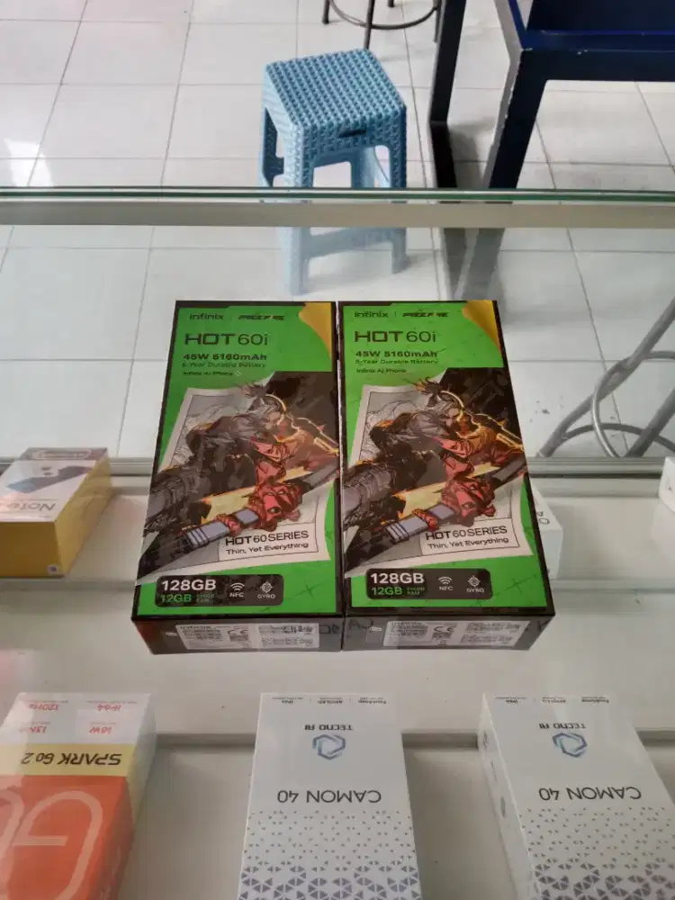 Berminat silahkan WA Infinix Hot 60i NFC 6+6/128 Garansi resmi 1thn