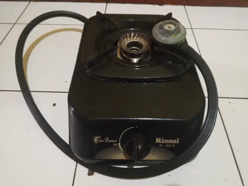 Kompor gas Rinnai 1 tungku + selang regulator