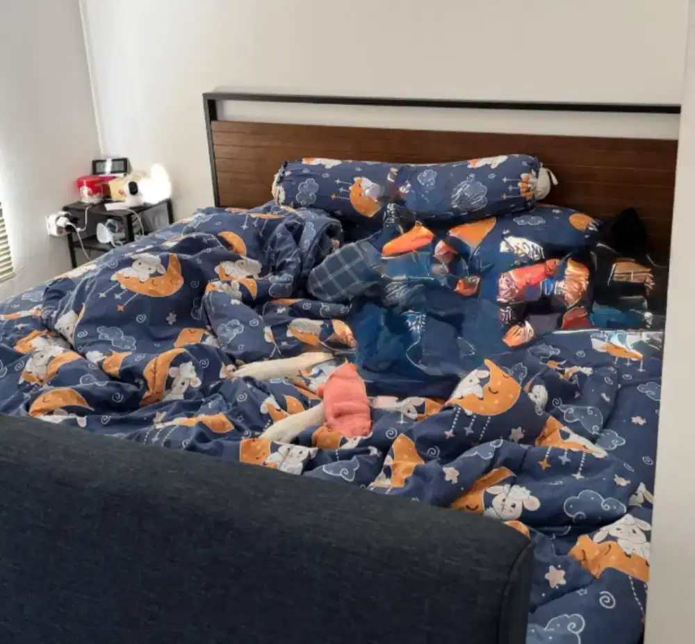 BED COVER MERK KING RABBIT