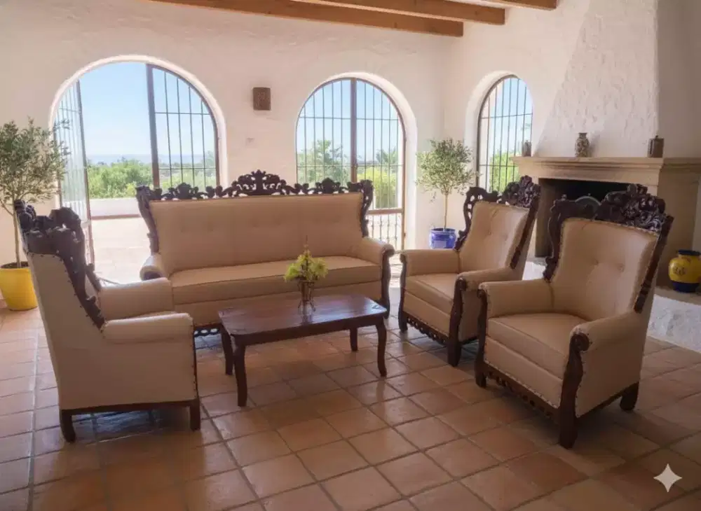 Kursi tamu jati no minus