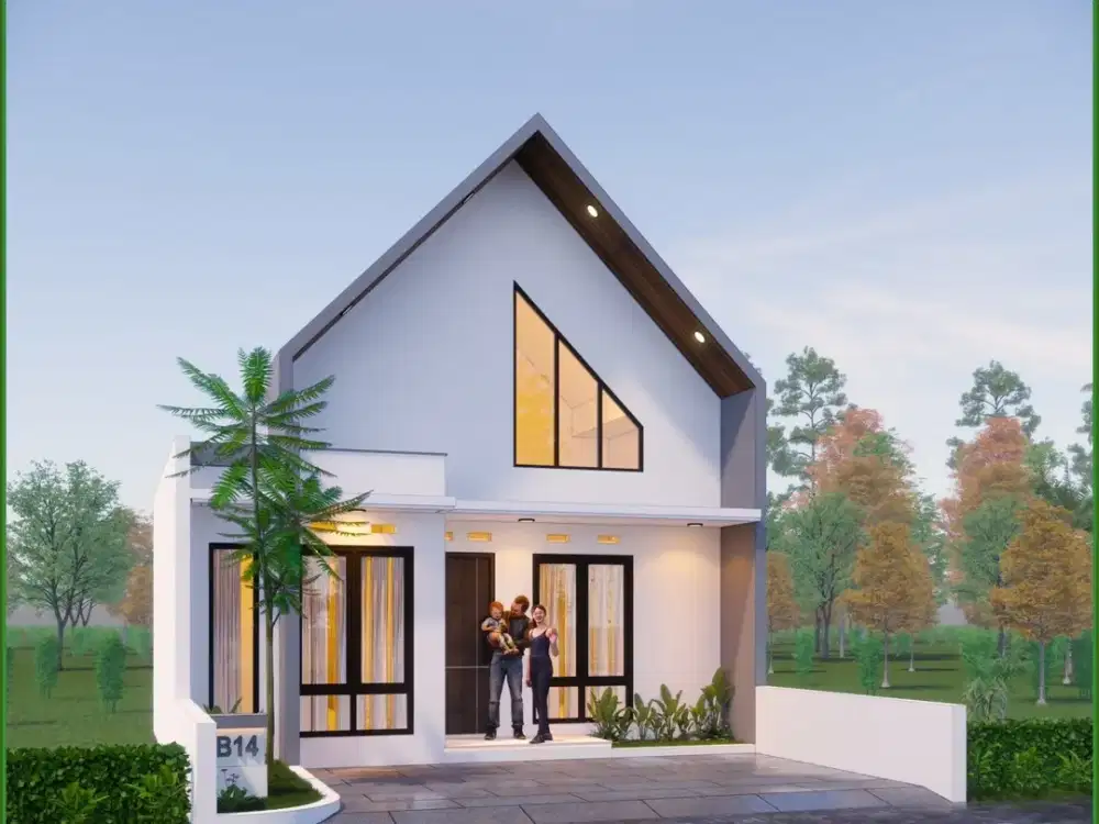 Rumah di Sleman Ada Pos Security Dekat Pasar Gamping