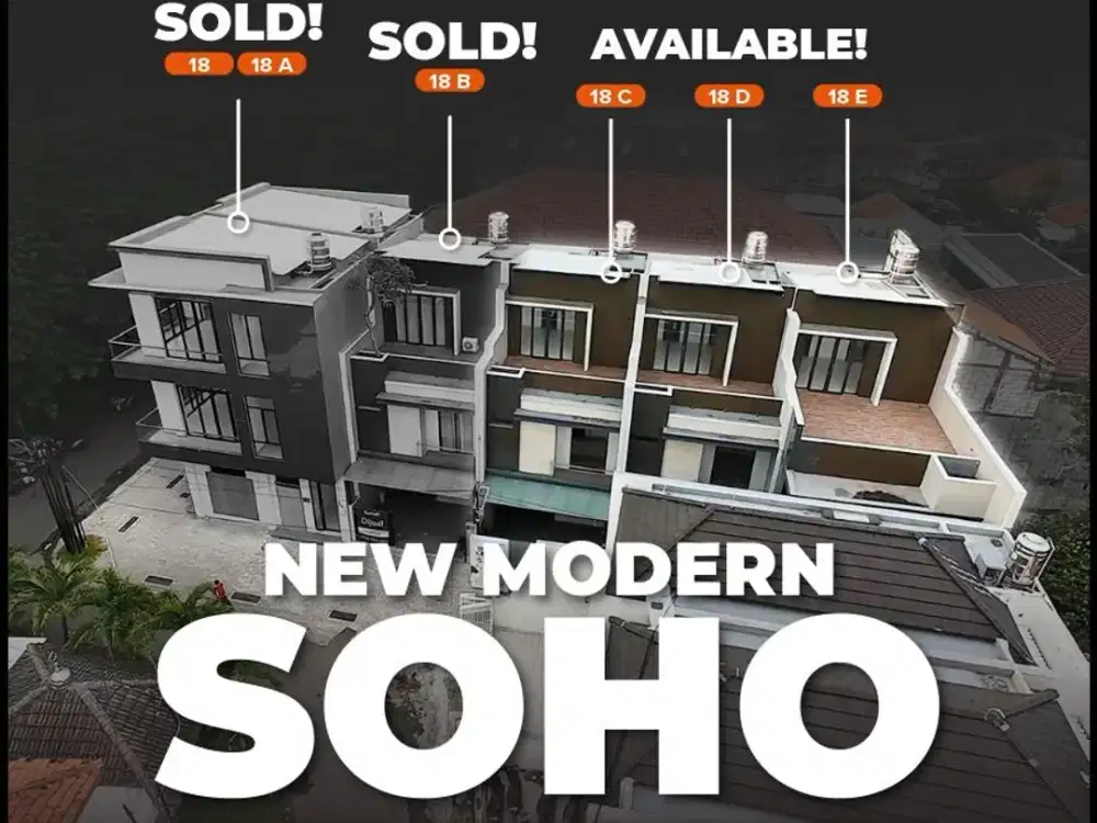 Ruko/Soho Baru 3 Unit Jejer, Mayjend Sungkono, Surabaya