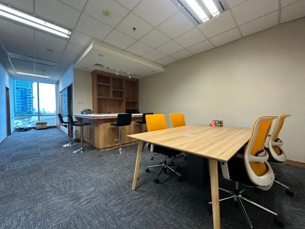 Sewa Kantor Full Furnish 109 m2 di Prudential Center Kokas