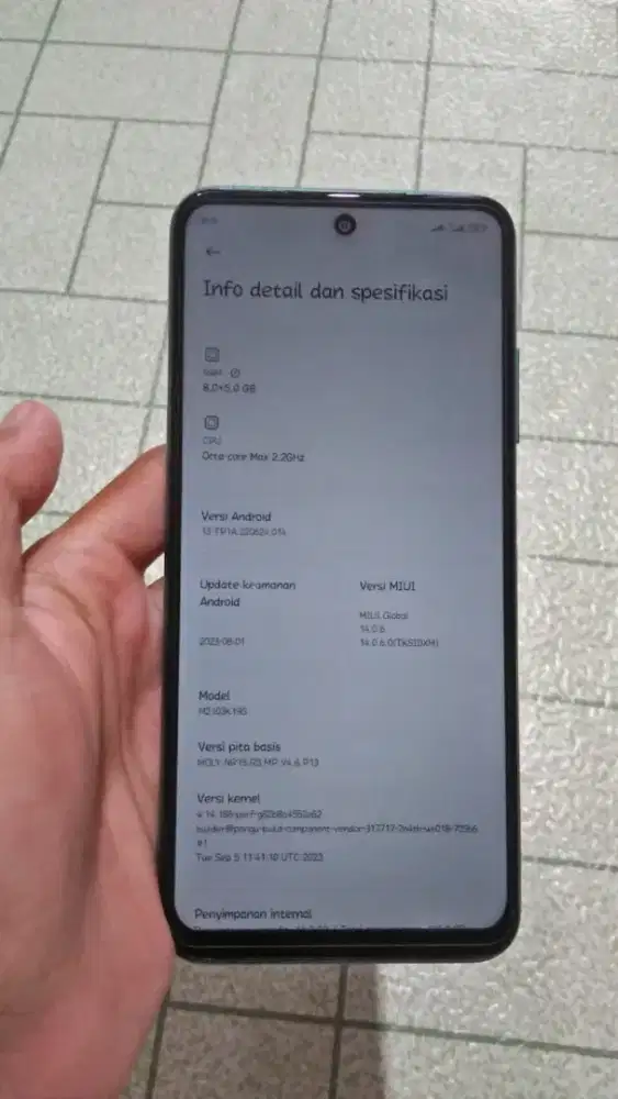 Redmi note 10 5g 8/128