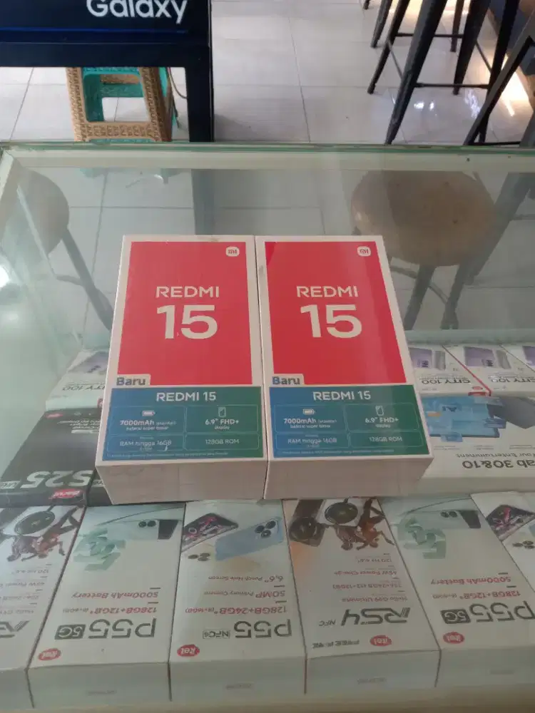 Berminat silahkan WA Xiaomi Redmi 15 NFC 8+8/128 Garansi resmi 15bln