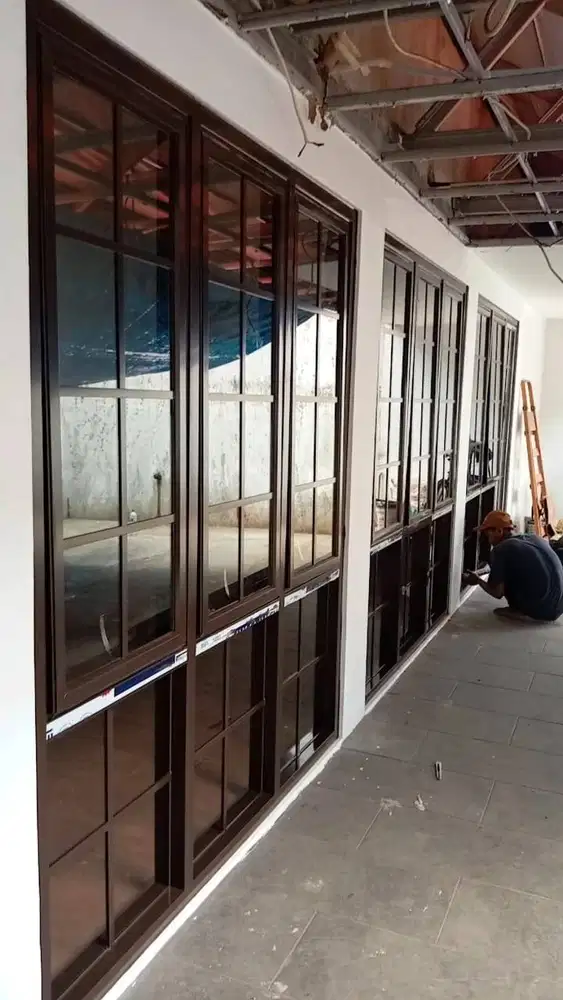 Jual kusen aluminium murah bisa request sesuai selera anda