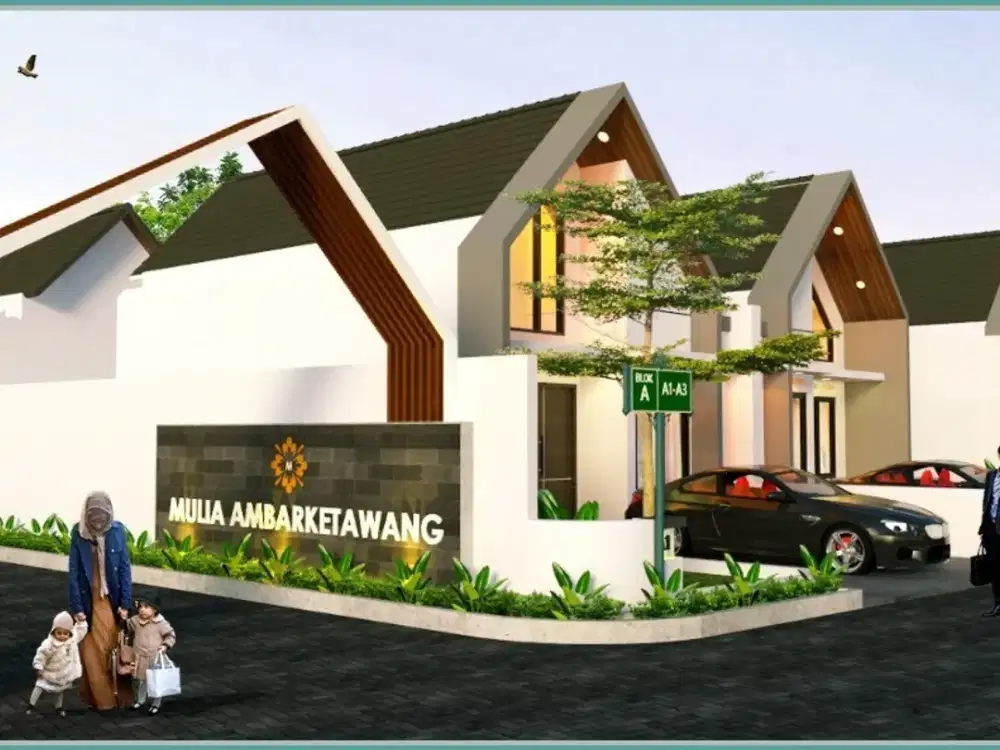 Rumah Murah Sleman + Taman Bermain Serasa Villa Jalan Wates Km 6