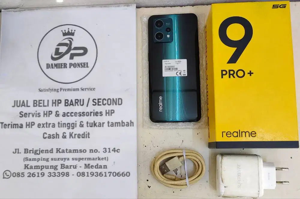 REALME 9 PRO PLUS 5G (8/256) SECOND FULLSET EX GARANSI RESMI NASIONAL