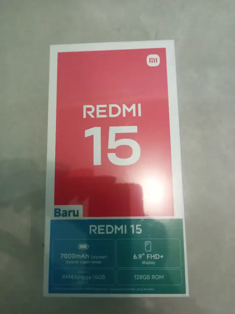 Redmi 15 8/128 New Segel Box BNIB