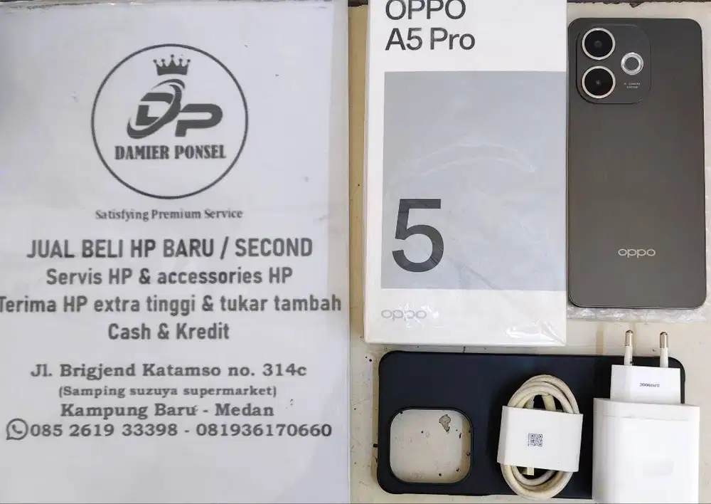 OPPO A5 PRO (8/128) SECOND FULLSET GRANSI RESMI NASIONAL S/D JUNI 2026