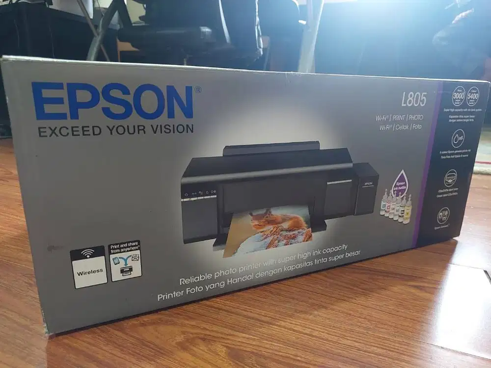 Printer EPSON L805 Spesialis Cetak Foto Bagus Bisa Konek Wifi