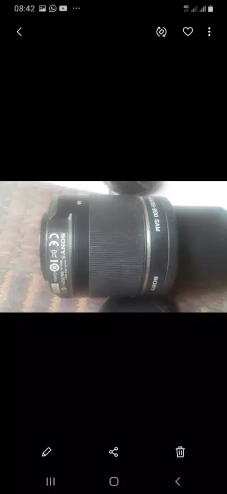 Bismilah jual cepat lensa sony 55.200 mulus