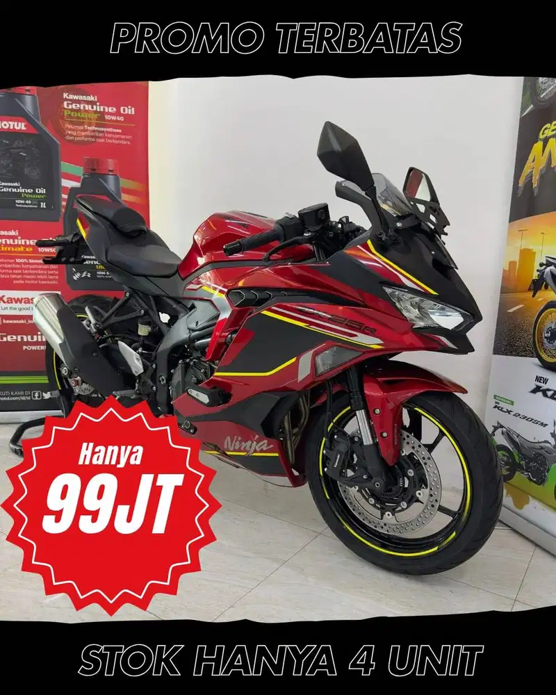 [MOTOR BARU] PROMO TERBATAS Ninja ZX25R ABS & Ninja 250, Turun Harga
