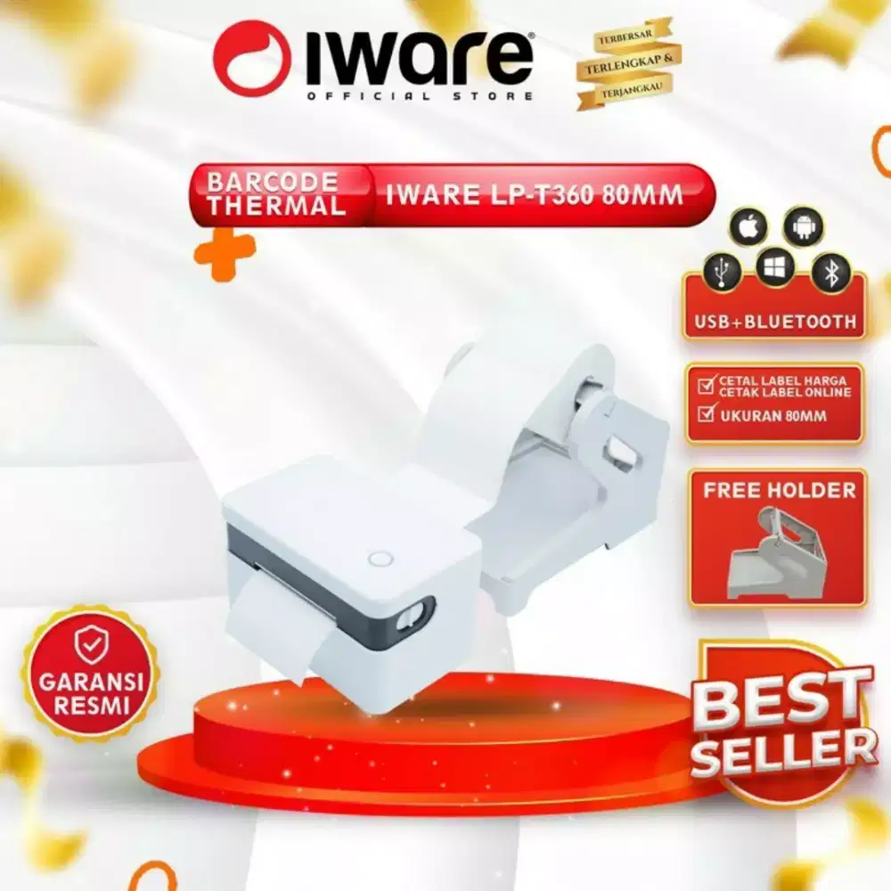 IWARE PRINTER LABEL BARCODE LPT360