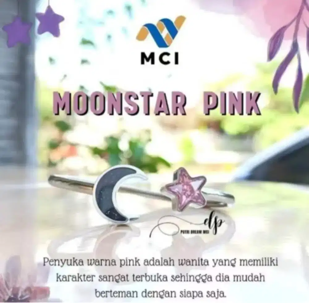 BRACELET MOONSTAR PINK