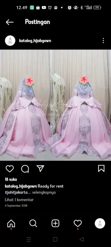 Jual gaun pengantin dan jas