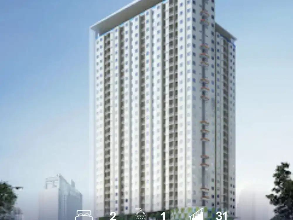 Apartemen Siap Huni Tipe 2 Bedroom di Ciledug