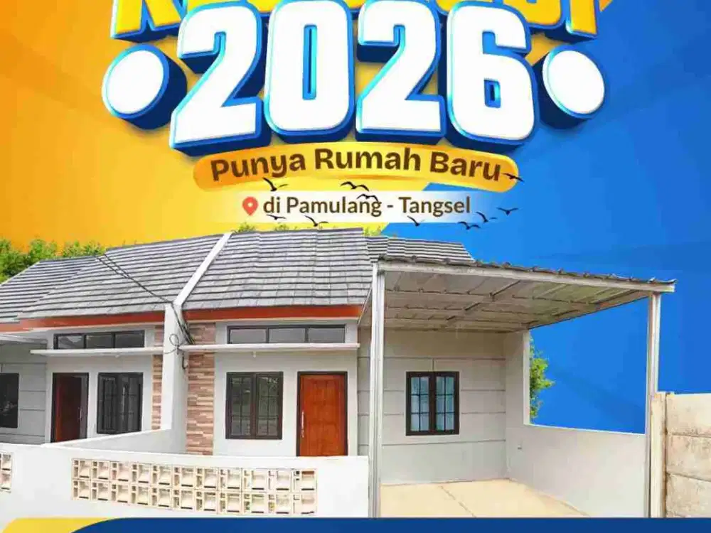 Dijual Rumah Baru 1 Lantai Bisa KPR DP 0 Murah Babakan Pocis Setu Tangerang Selatan KAS