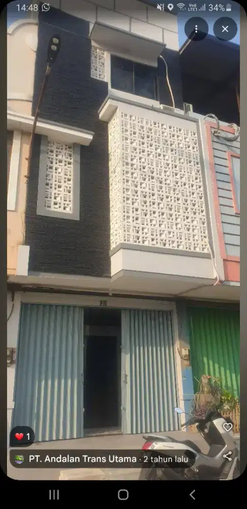 Jual ruko di taman palem cengkareng