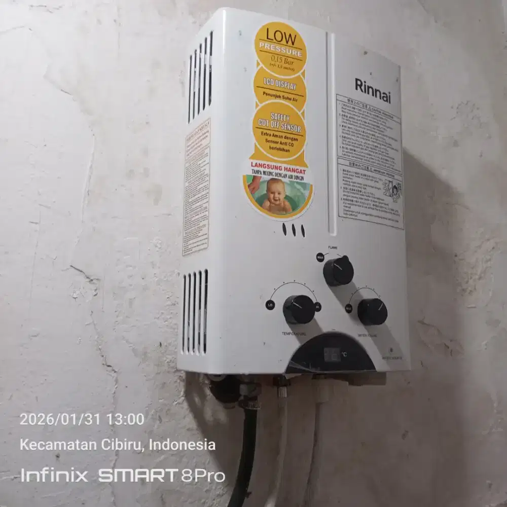 Water heater gas dan listrik