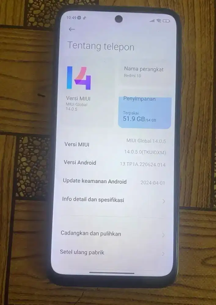 Redmi 10 4/64 hp only nominus