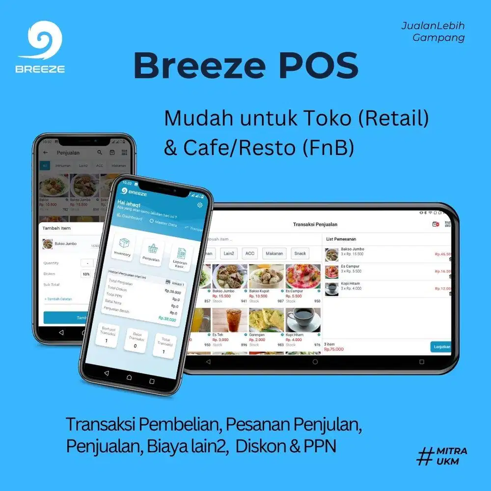 JUALAN APA SAJA JADI LEBIH MUDAH DENGAN APLIKASI KASIR BREEZEPOS