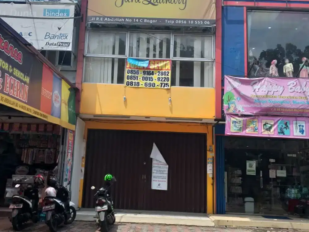 Disewakan RUKO Bogor 2 ½ lantai Promo Merdeka Murah Strategis Super Ramai Kota Bogor Nego