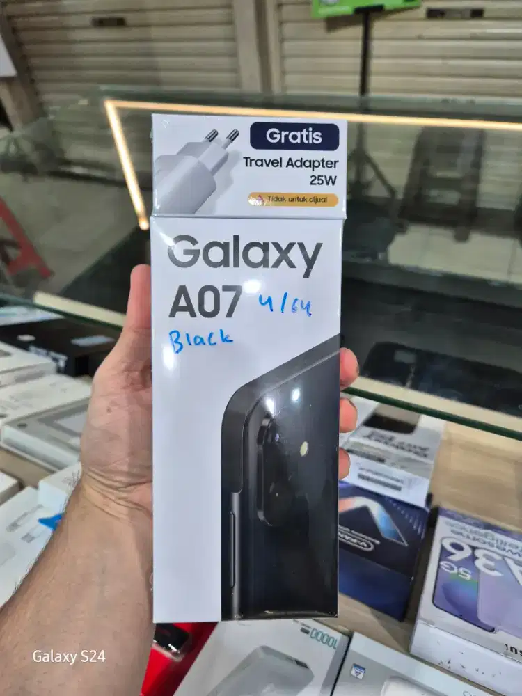 SAMSUNG GALAXY A07 RAM 8/64GB SEGEL BOX GARANSI RESMI 1 TAHUN SEIN