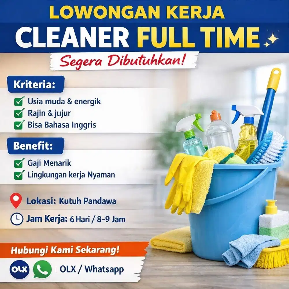 Cleaner full time