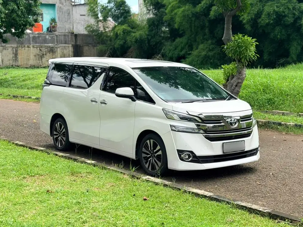 TOYOTA VELLFIRE 2.5 G ATPM 2017 WARNA PUTIH PAJAK PANJANG